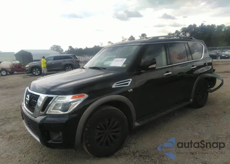 2018 Nissan Armada Sv from USA, damaged, VIN JN8AY2ND4J9060191